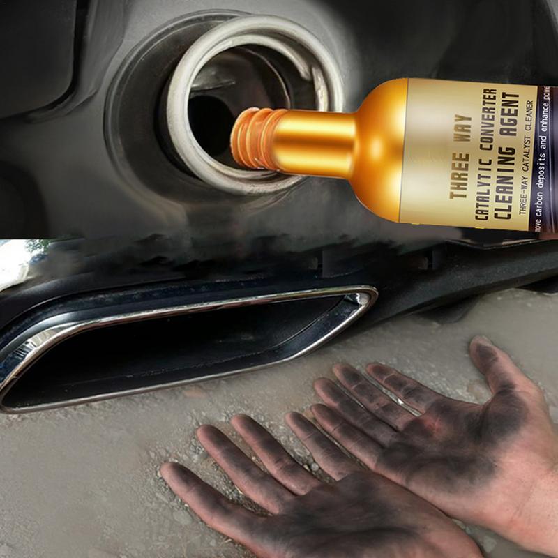 Curățător Sistem Emisii Curățător Instantaneu Sistem Evacuare Auto 120ml Piese Auto Curățător Motor Curățător Îndepărtare Carbon Țeavă Sistem Evacuare