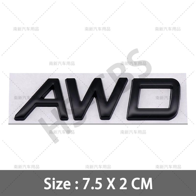 3D Metal AWD T5 T6 Logo Badge B5 B6 Emblem Car Rear Trunk Stickers For XC90 S60 CX60 S80 V40 S40 XC70 V60 XC40 V90 Accessories