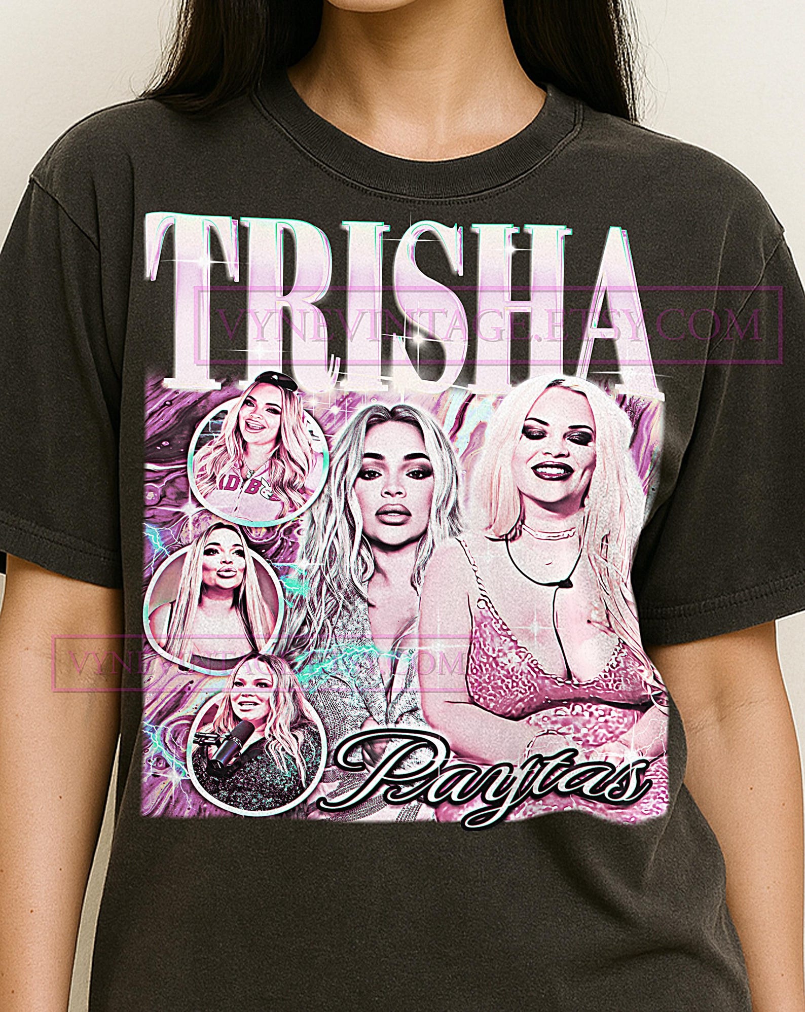 Trisha Paytas Shirt, Trisha Paytas 90s Vintage Retro Bootleg Shirt, Youtuber Graphic Tee, Influencer Meme Fan Gift 3XL