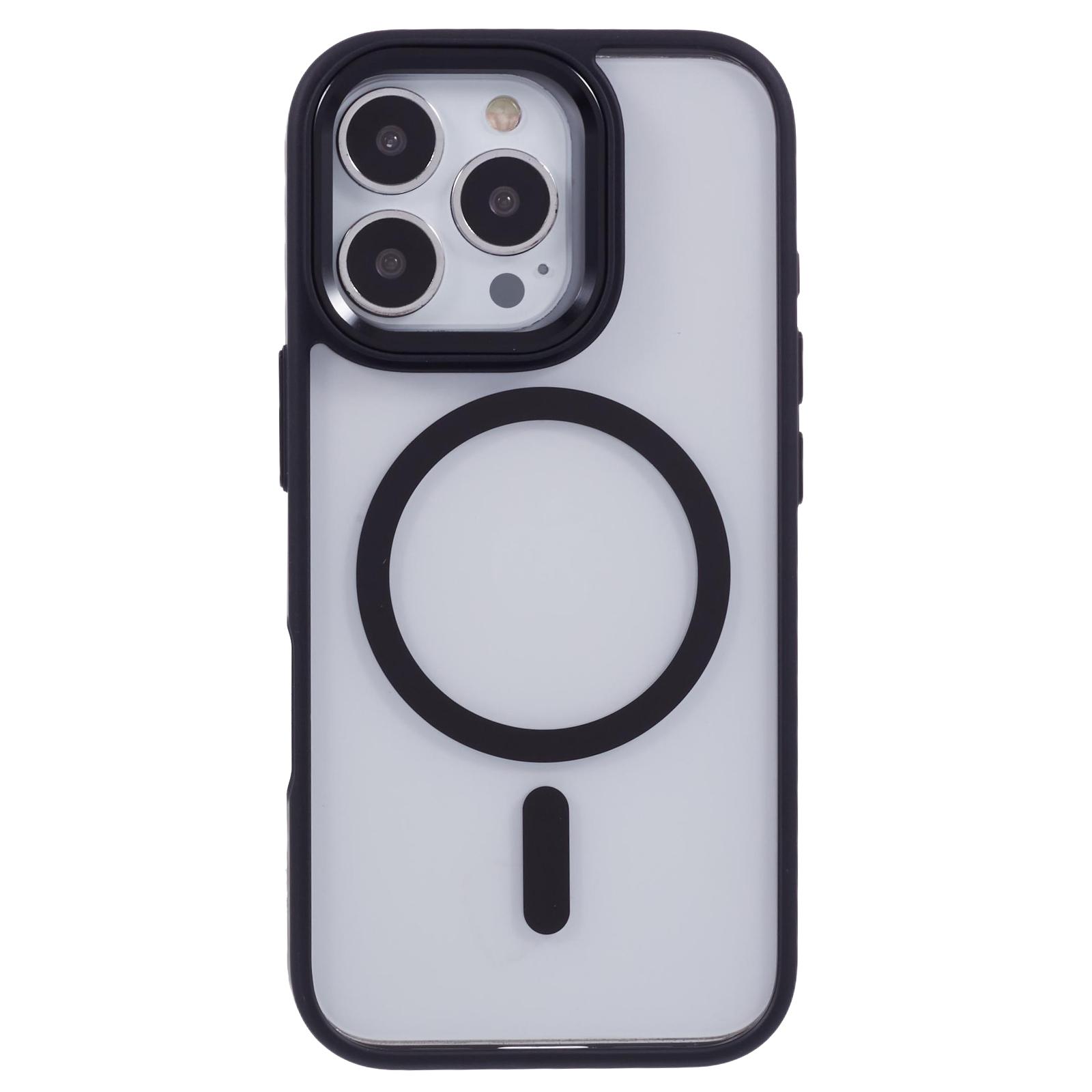

For iPhone 16 Pro Compatible with MagSafe Phone Case Clear PC+TPU Back Cover A