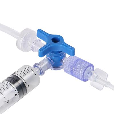 5Pcs Three Way Stop Cock Lock Adapter 3 Way Stopcock T-Connector Extension Tube