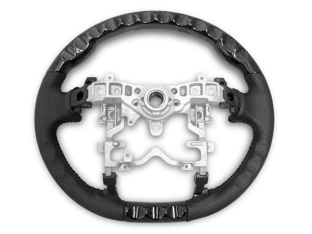 Prius Alpha Seria 40 ZVW40W Mâner tip pistol Volan Pom de schimbător compatibil Aspect lemn negru TRISTAR'S [Toyota ZVW41W]