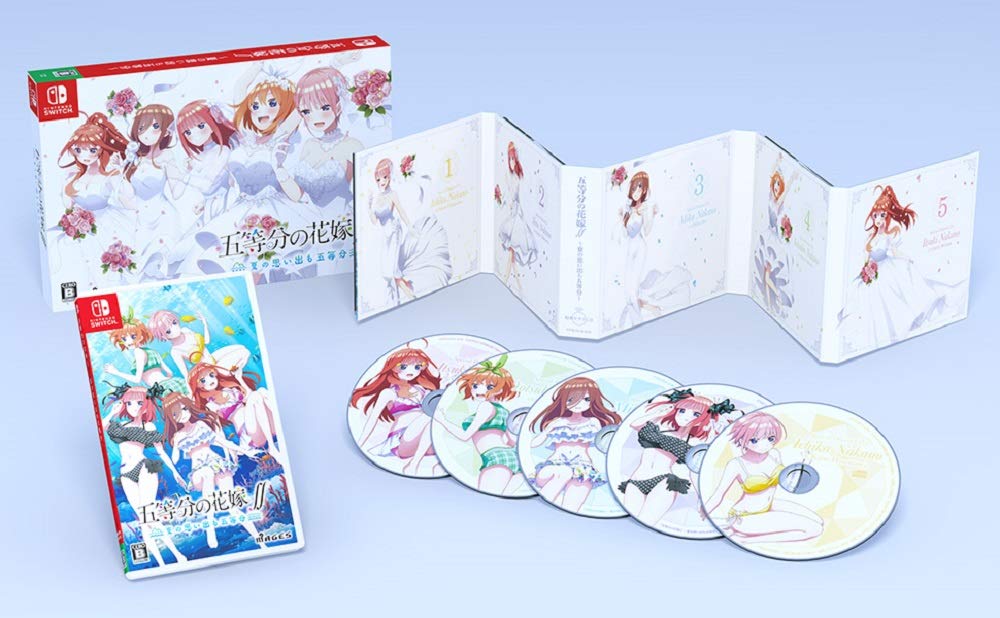 The Quintessential Quintuplets Summer Memories Also Come in Five Switch Limited Edition