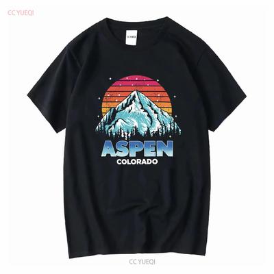 Aspen Tričko Lyže Colorado Svetr Zima Rozlučka se svobodou Apres Výlet Crewneck Resort dlouhý nebo krátký rukáv vintage Vypraný
