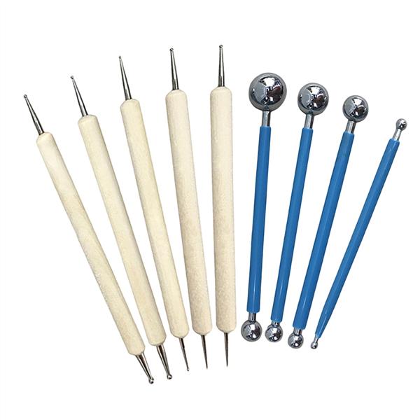 18 IN 1 Clay Sculpting Dotting Tool Pottery Ceramic Shaper Pen Ball Stylus DIY