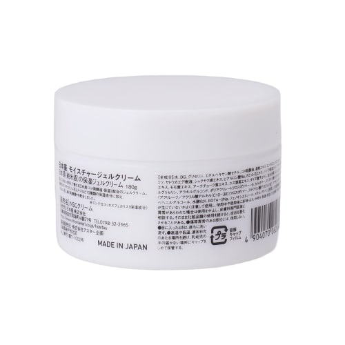 Nihonmori Sake Moisturizing Gel Cream 180g (Fragrance-free, Color-free, All-in-one)