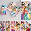 CJ42 Disney Princess Soft Shell Transparent Phone Case for Samsung Galaxy A04 A04S A14 A23 A34 A54 M23 M33 M52 M53