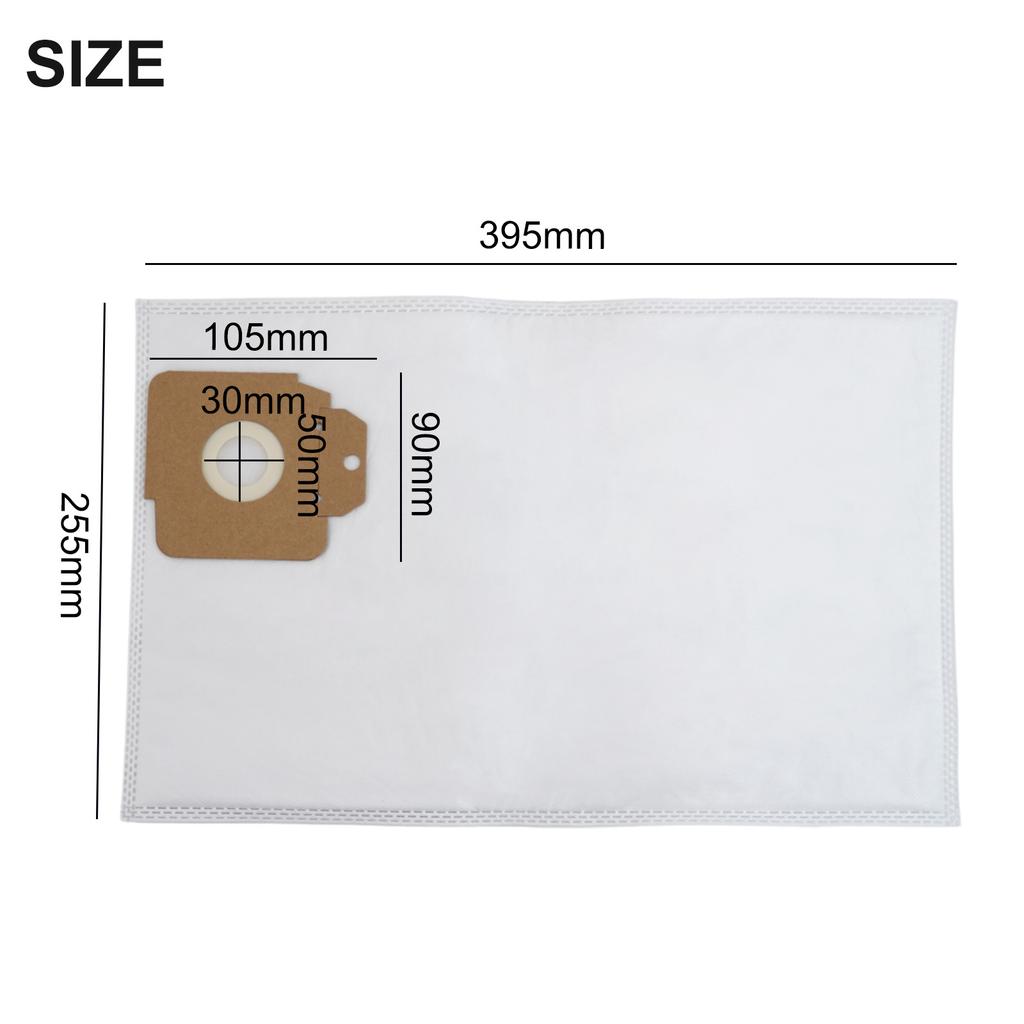 10 Pack of Dust Bags Compatible with For Karcher Cv30 Cv382 Vacuum Cleaner Sturdy Construction for Enhanced Performance