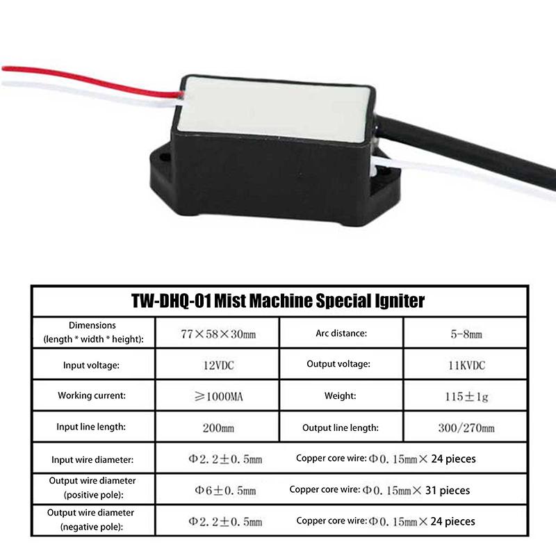 Dc 12V 11Kv High Voltage Coil Igniter Mister Fogger Sprayer Igniter Electric Arc High Voltage Pulse Generator Coil Module