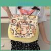 Childrens Canvas Backpack With Cute Music Note Dog Cartoon Prints For School And Outdoor Use