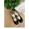 Premium Sheepskin Version~ New Retro High Heels Fairy Thick Heel Mary Jane Shoes Single Shoes