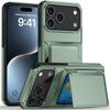 iPhone 17 Card Slot Flip Wallet Case, Drop-Proof Premium Protective Cover for iPhone 14/15/16 Plus