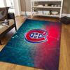 Montreal Canadiens2 Flannel Pattern Square Carpet,Area Rug,Carpet Rug for Living Room Bedroom Sofa Playroom Decor,Non-slip Floor Mat