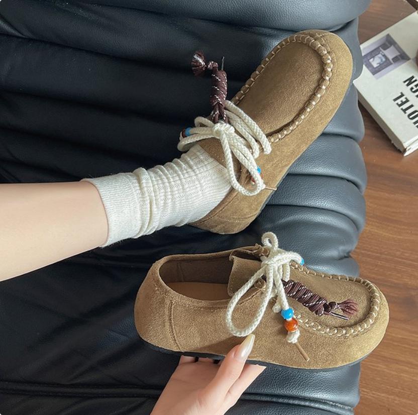 Fashion 2025 Ninja Tabi Single Shoes Women Retro Suede Flats Split Hoof Toe Boat Lolita Shoes Femme Mary Jeans Mocasines Ballerina Shoes