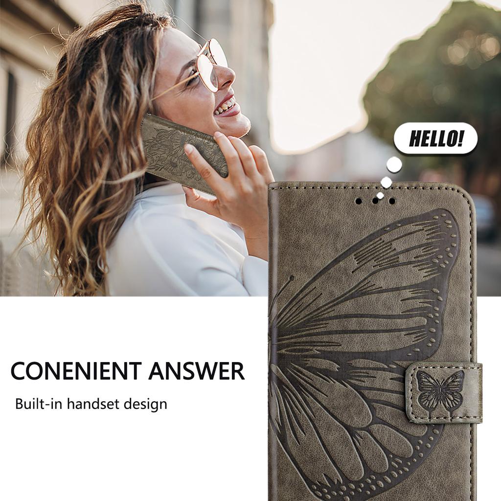 Butterfly Flowers PU Leather Case Kickstand Card Holder Slots TPU Shockproof Flip Cover for Samsung Galaxy Note A M J S7 S8 S9 S10 S20 S21 S22 S23 S24