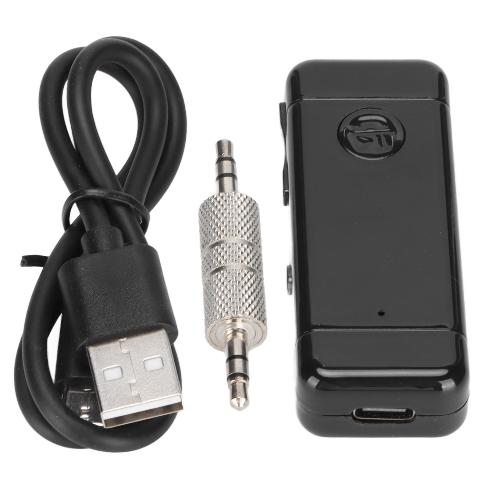 

Car Bluetooth 5.0 o Receiver Noise Cancelling Hands Free Bluetooth AUX Adapter for Home Stereo