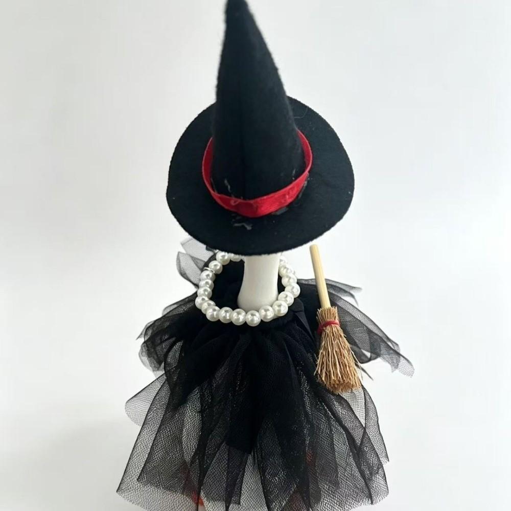 Dark Style Goose Witch Dress Up Costume Porch Goose Witch Scene Prop Halloween Party