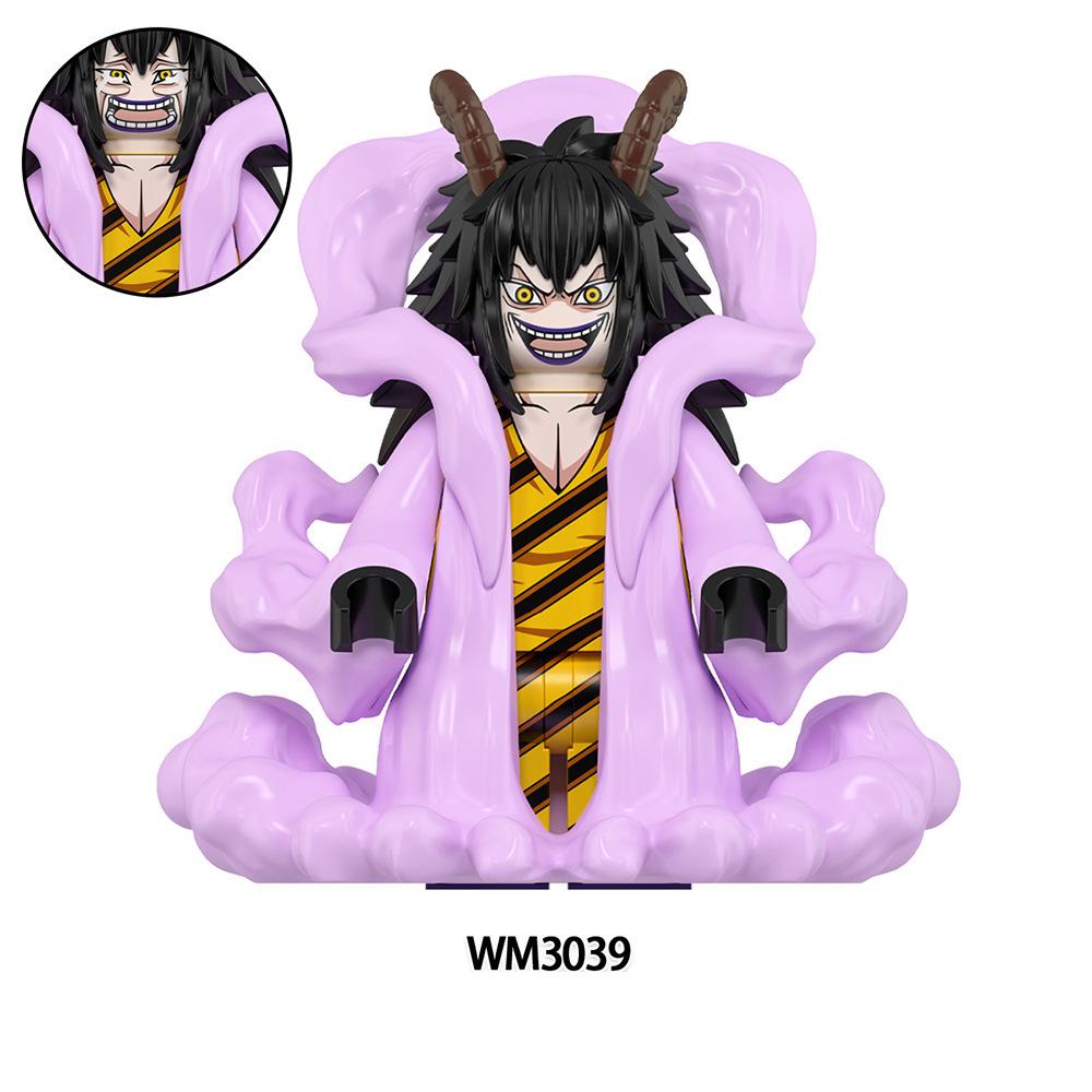Anime Sea Adventure Building Block Figures Pirates Mini Action Figures Kids Assembly Toys WM3035-3042 Multi-Style Set Educational Gift