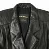 moda italiana Genuine Sheep Leather Coat Jacket Outerwear/Women’s M/Size 9/Black/Chest Pockets(USED)