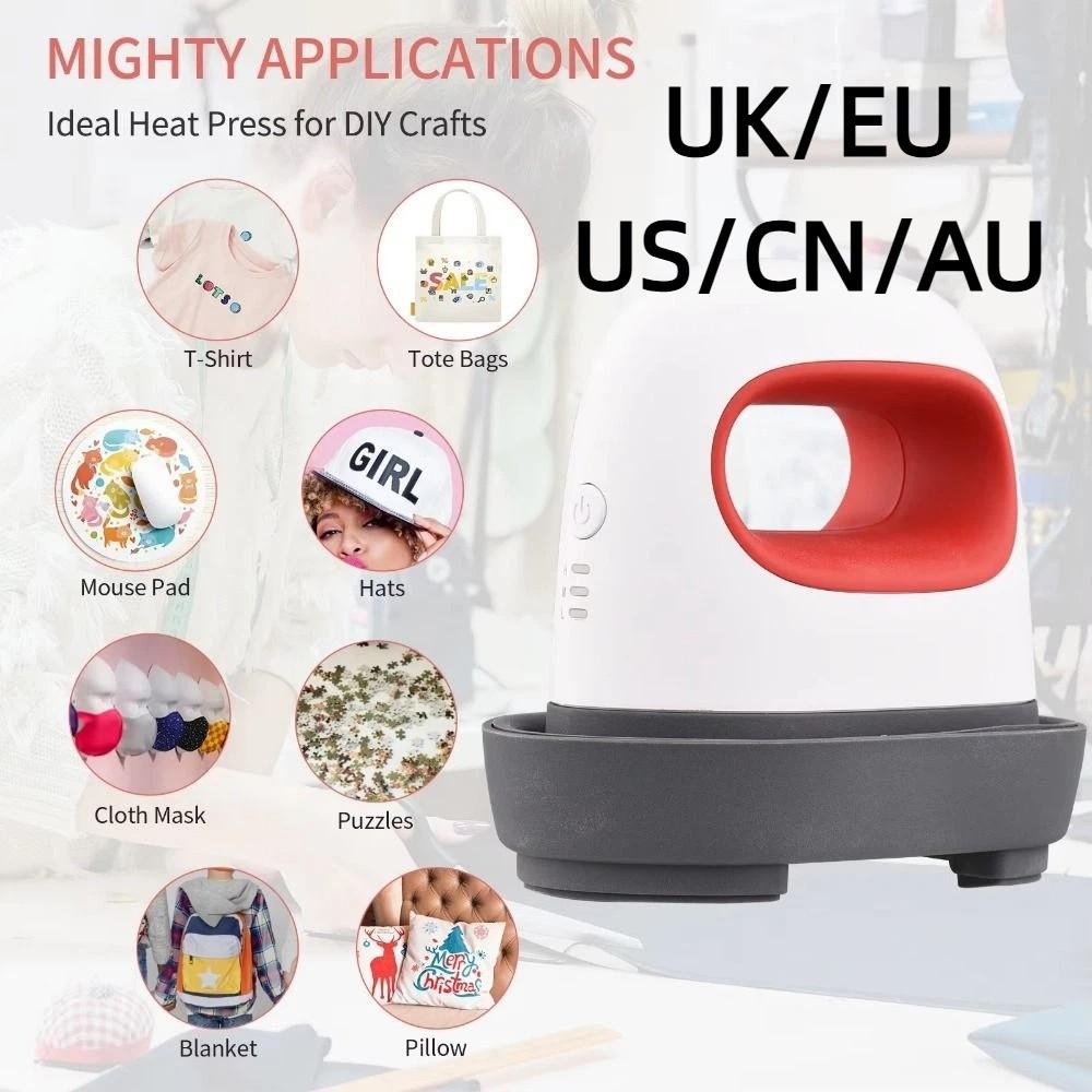 DIY Heat Press Machine UK EU US CN AU Plug Hot Stamping Machine  T-Shirt Printing