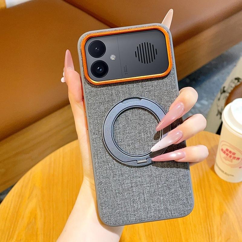 Applicable To Redmi K11Max Mobile Phone Case Magnetic Suction Rotating Bracket Redmi K11 Protective Case K11promax Cloth Pattern Case