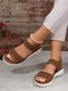 Casual Overfoot Fashion Sandals Women's New Sports One-line Fabric Flat Fish Mouth Shoes Are Comfortable and Versatile.