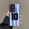Case For Samsung A56 A36 A26 A24 A16 A14 A12 A32 A50 A70 A22 A30 A34 A54 A52 5G A06 4G Silver IMD Cover Argentina Soccer 10 Gift