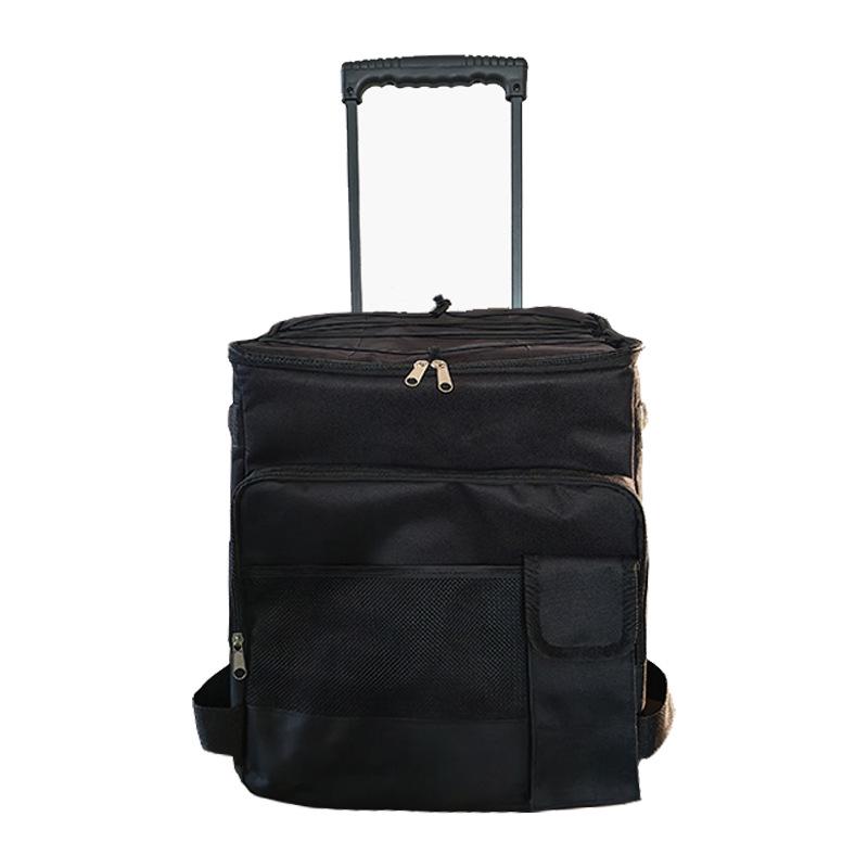 Portable Multi-Functional Travel Trolley Case with Insulated Cooler Bag