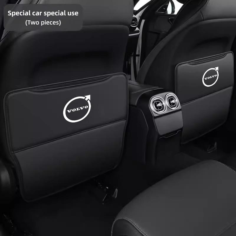 Car Interior Anti Kick Pad Seat Backrest Protector Mats Accessories For Volvo XC90 V90 V60 XC60 V40 EC40 EX40 S80 S60 S90 C40 XC