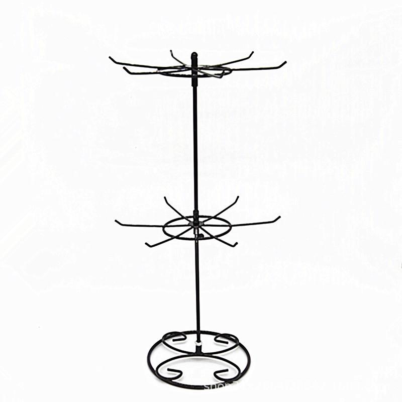 Counter Rotating Keychain & Phone Pendant: Lipstick Bracelet, Beads Jewelry Display, Hook Rack, Small Ornaments.