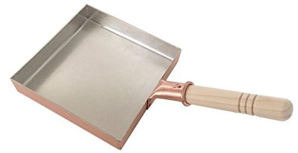 Nakamura Copper Manufacturing Copper Egg 18cm x A egg pan that produces fluffy and smooth Made in Co., Ltd. Pan, 18cm. professional-grade eggs. Japan.