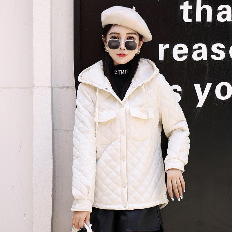 Down and cotton jacket women's short 2025 new Korean version loose winter light fashion bread jacket