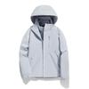 Unisex Color Block 3-in-1 Hooded Windproof Jacket with Detachable Down Liner