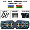 Push-up Board Set Portable Multifunctional Push-up Bar Foldable Fitness Equipment For Chest Abdomen Arms/Back Training