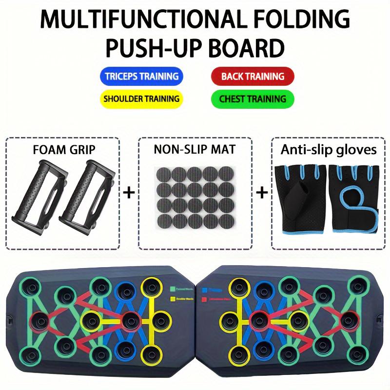 Push-up Board Set Portable Multifunctional Push-up Bar Foldable Fitness Equipment For Chest Abdomen Arms/Back Training