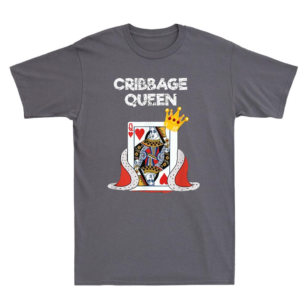 Cribbage Shirt Cribbage Queen Funny Cribbage Lover Gifts Vintage Men s T-Shirt L