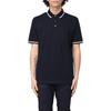 EMPORIO ARMANI Piped Collar Piqué Polo Shirt EM000852-AF12955-FB274