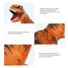 Nafukovací kostým dinosaura T Rex Nafukovací dinosaurus Kostým na foukání pro Cosplay Párty Svatby Velikonoce Vánoce Oranžová Styl pro dospělé 150‑190cm