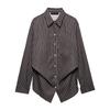 Spring New Women's Clothing Batwing Long Sleeves Loose Poplin Shirt Tops 2020458 4764020
