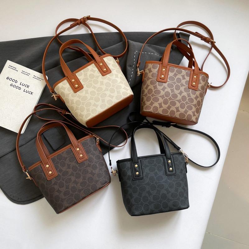 Fashion Texture Trend Bag Women's Autumn New Fashion Messenger Bag Handbag Bucket Bag