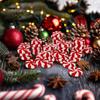 25/35mm Christmas Decoration Acrylic Artificial Candy Cane Xmas Tree Hanging Ornaments for Home Party Decor 2025 Navidad