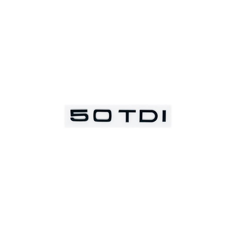 3D ABS Buchstaben 2.0TDI 2.5TDI 3.0TDI 35TDI 40TDI 45TDI 50TDI Emblem für Audi A1 A3 A4 A5 A6 A7 A8 Q2 Q3 Q5 Q7 Auto Kofferraum Aufkleber