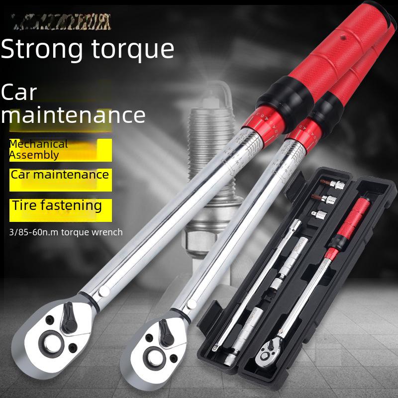 High-Precision Adjustable Torque Wrench Set for Auto Repair and Spark Plugs