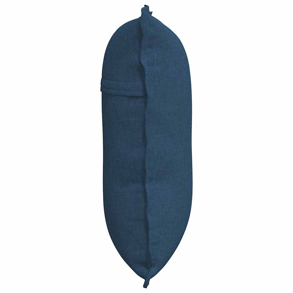 Back Cushion Blue 60 x 19 x 50 cm Fabric