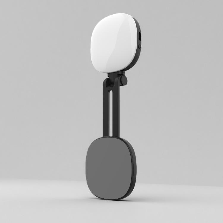 Portable Magnetic Makeup Mirror Light: Foldable Selfie Beauty Lamp