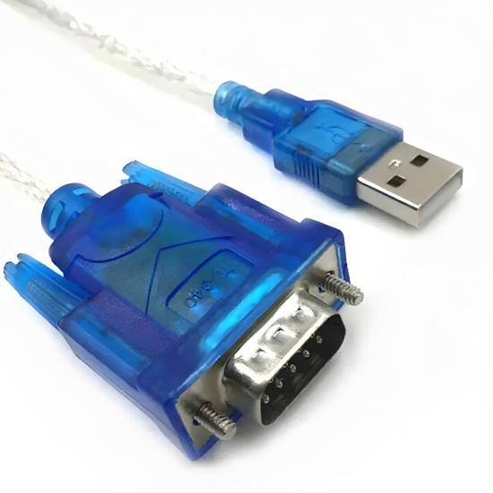 USB to RS232 Serial Adapter Cable Male to Male USB 2.0 Male to 9-Pin DB 9 Serial Converter Cable for Windows 7/8/9/10