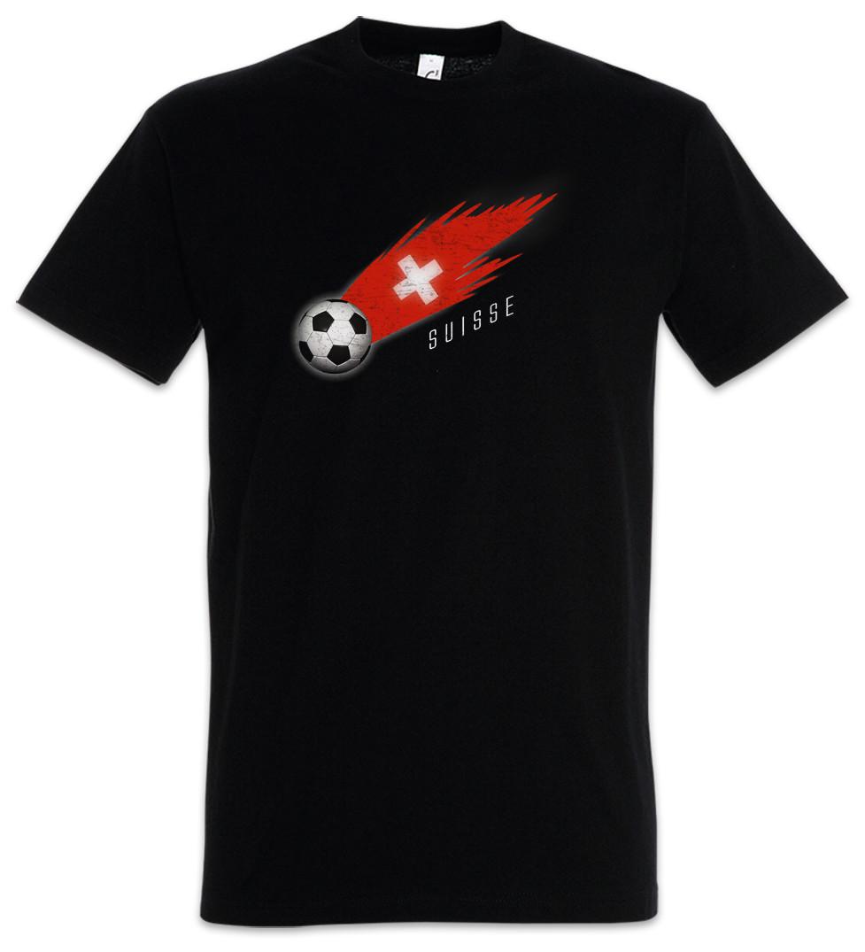 Switzerland Football Comet I T-Shirt swiss Soccer Flag Banner World Championship S