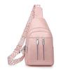 Soft Leather Chest Bag Women Crossbody Bag Large Capacity Shoulder Bag