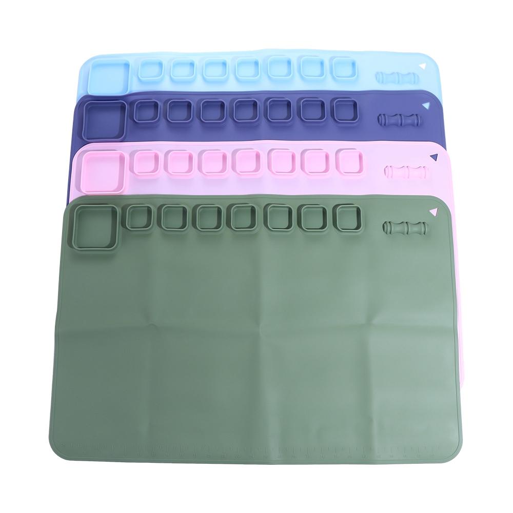 60*40cm Malmatte Multifunktionale DIY Silikon Malmatte Palette Kinder Graffiti Zeichenbrett Ölgemälde Brettmatte