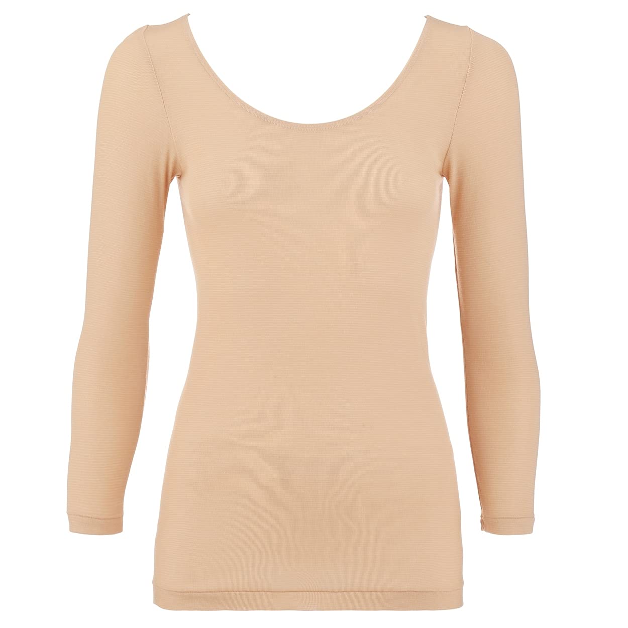 

Light and warm 5070 sleeve top 1195 LL size [Triumph] 3/4 (beige)